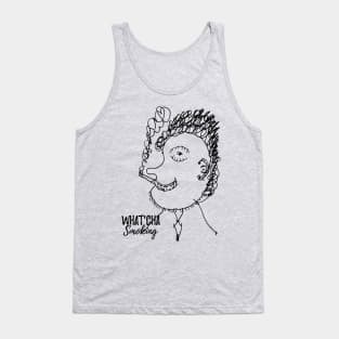 Smoking Mister (Black) "Whatcha Smoking" Tank Top